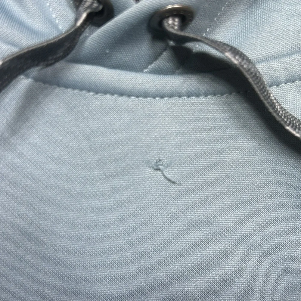 Patagonia Shop Sticker PolyCycle Hoody Hoodie Men's M Gray‎ *SPOTS/SCRATCH